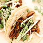 Vegan BBQ Mushroom Tacos