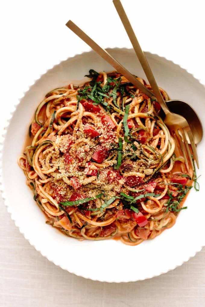 Favorite 15-Minute Zoodles Marinara