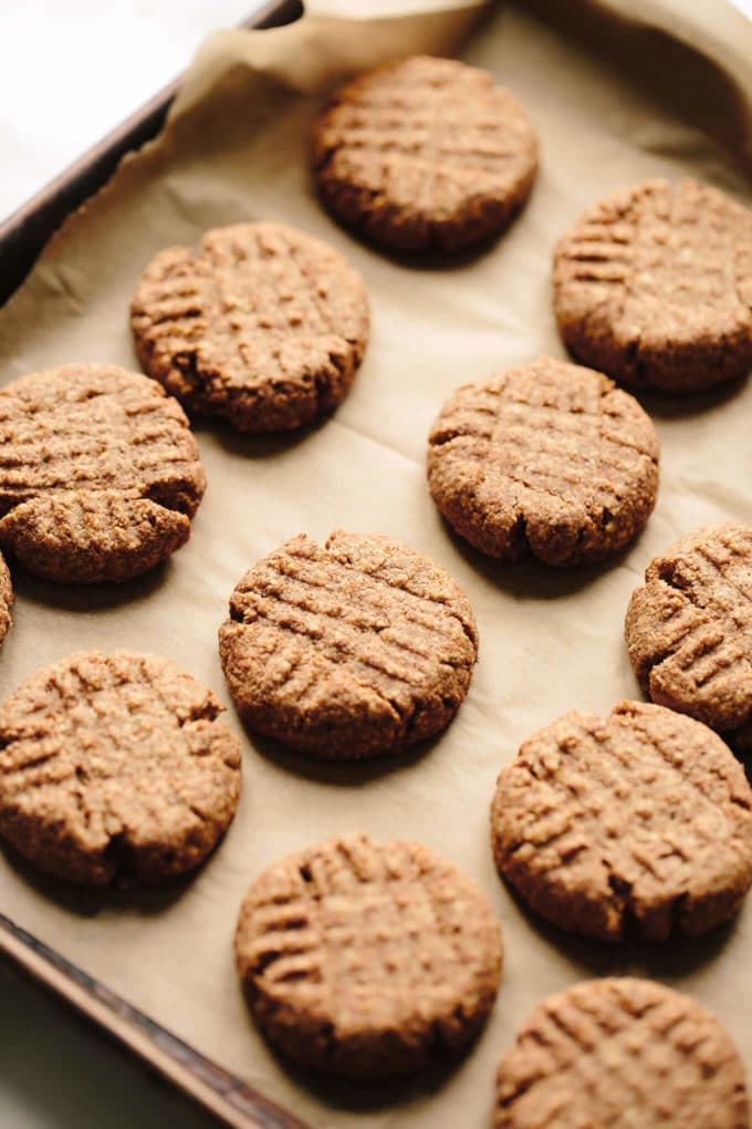 Vegan Almond Butter Shortbread Cookies