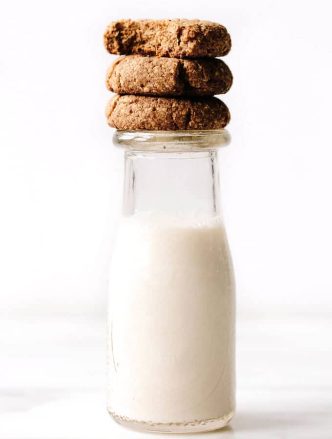 Vegan Almond Butter Shortbread Cookies