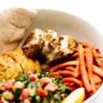 Vegan Fully Loaded Fall Falafel Bowls