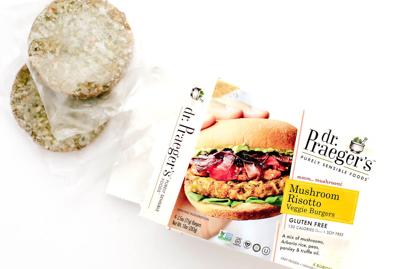 Vegan Mushroom Risotto Burgers