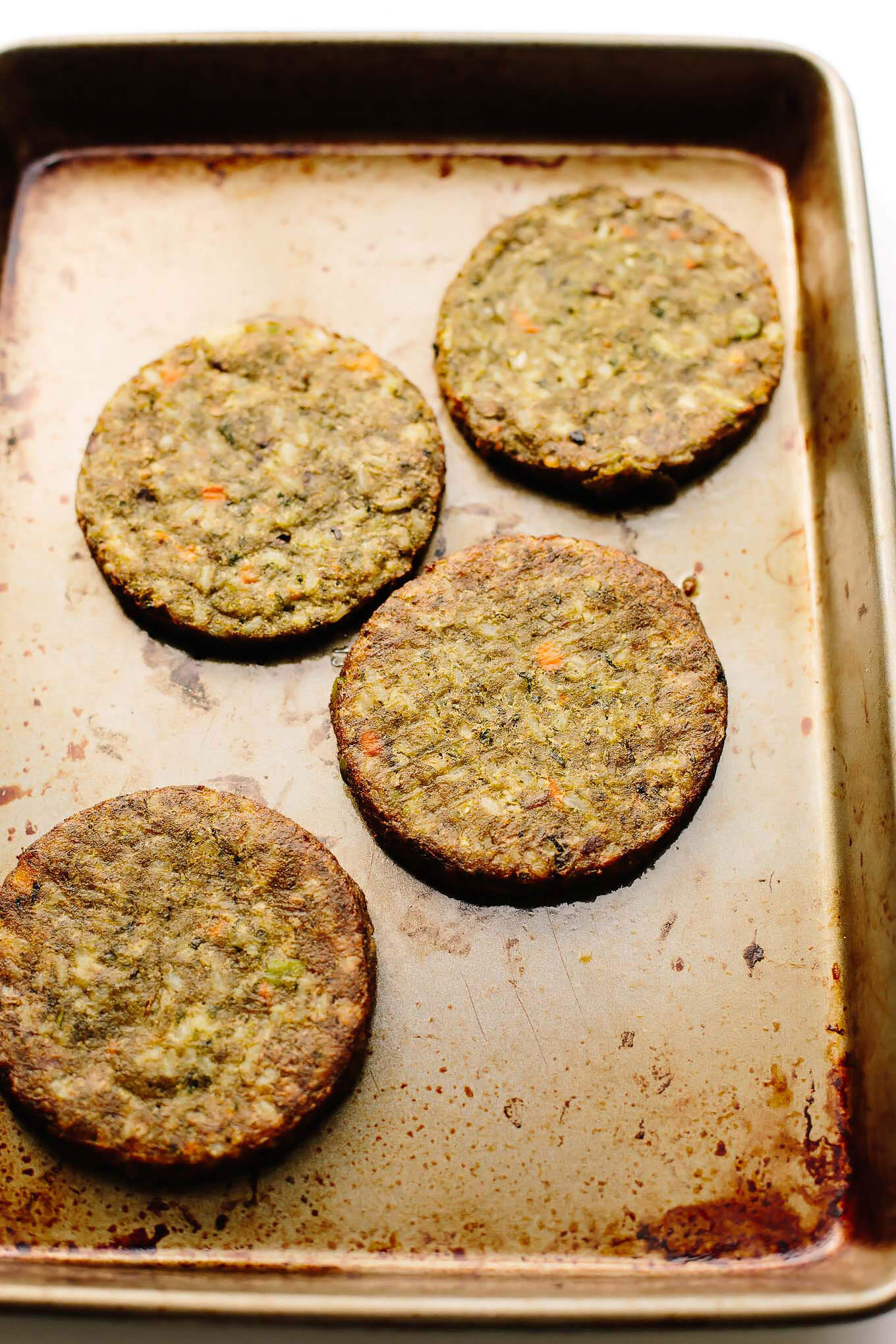 Vegan Mushroom Risotto Burgers