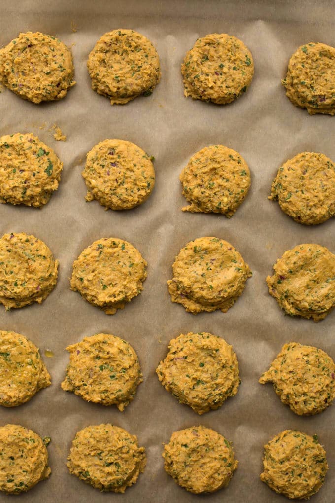 Vegan GF Pumpkin Lentil Falafel