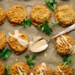 Vegan GF Pumpkin Lentil Falafel