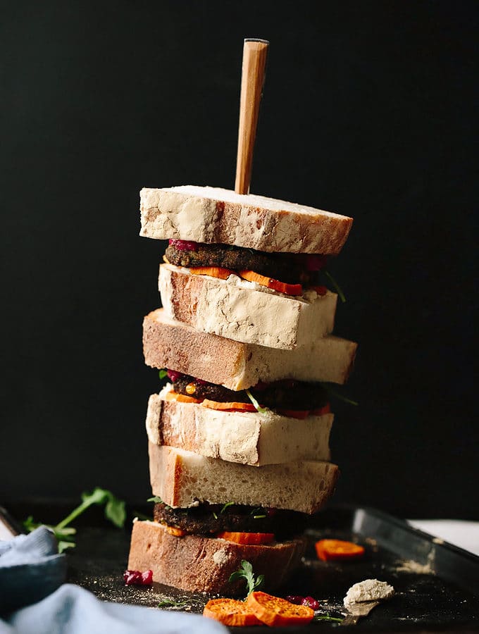 Vegan Fall Harvest Sandwich