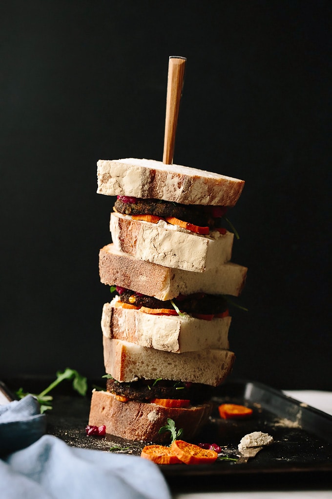 Vegan Fall Harvest Sandwich