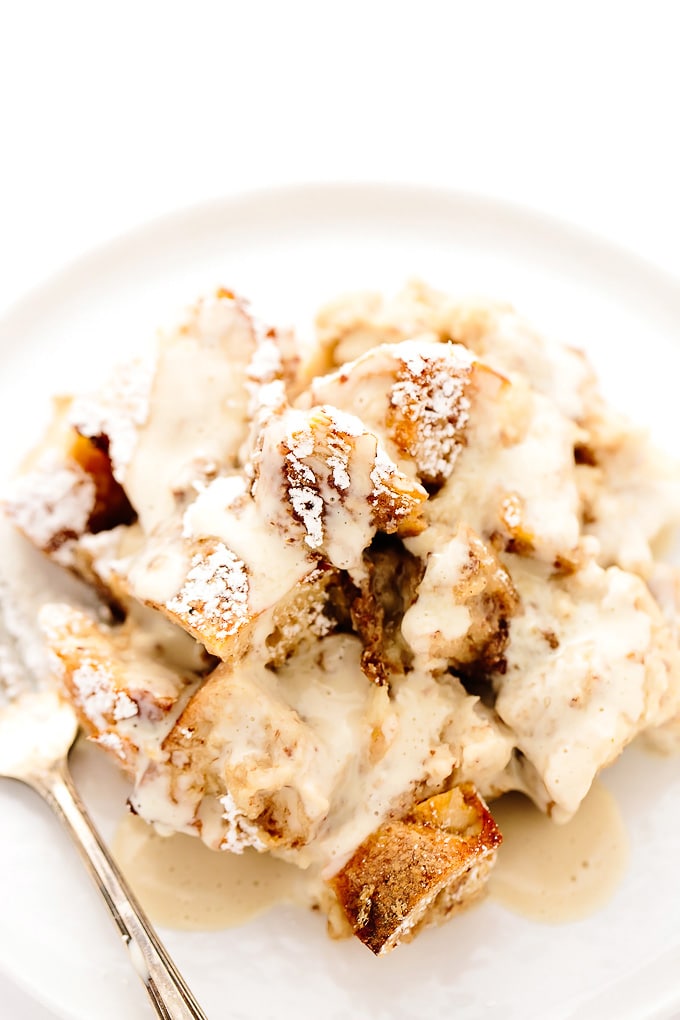 Vegan Eggnog French Toast Casserole