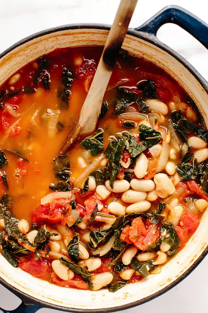 Vegan Tuscan Kale White Bean Stew