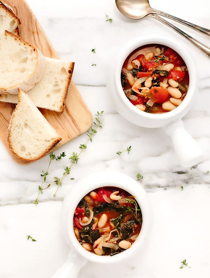 Vegan Tuscan Kale White Bean Stew