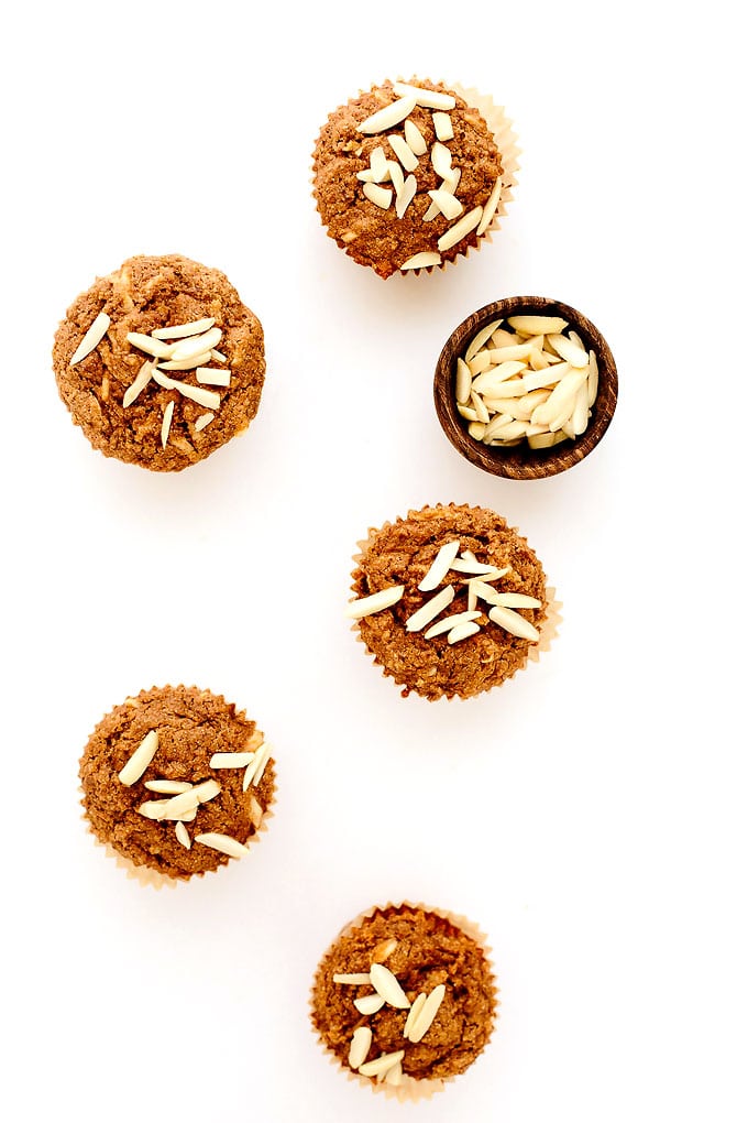 Vegan Apple Cinnamon Almond Muffins