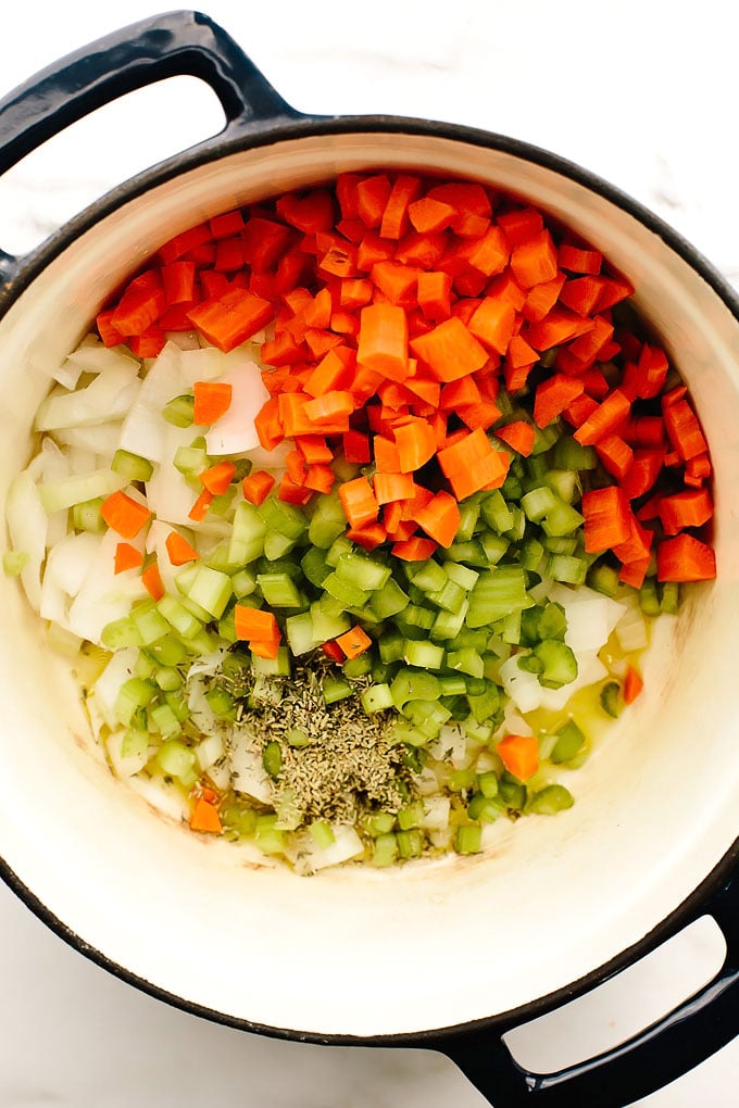 Vegan Creamy Cauliflower Wild Rice Soup