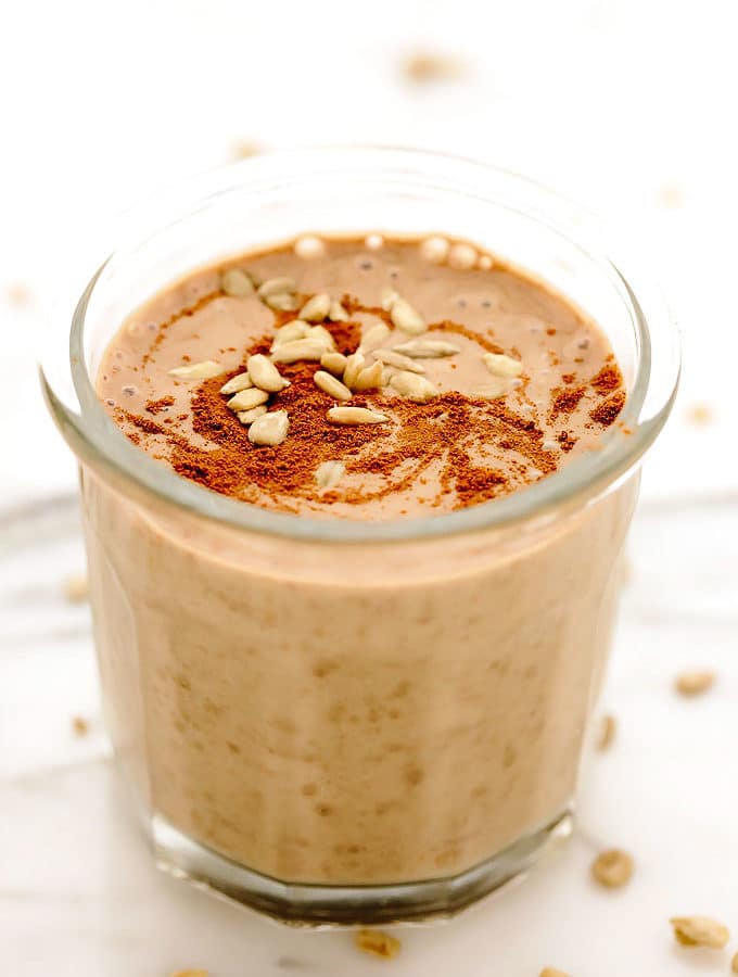 Sunflower Cinnamon Maca Smoothie