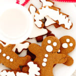 Vegan Gluten-Free Iced Gingerbread Cookies