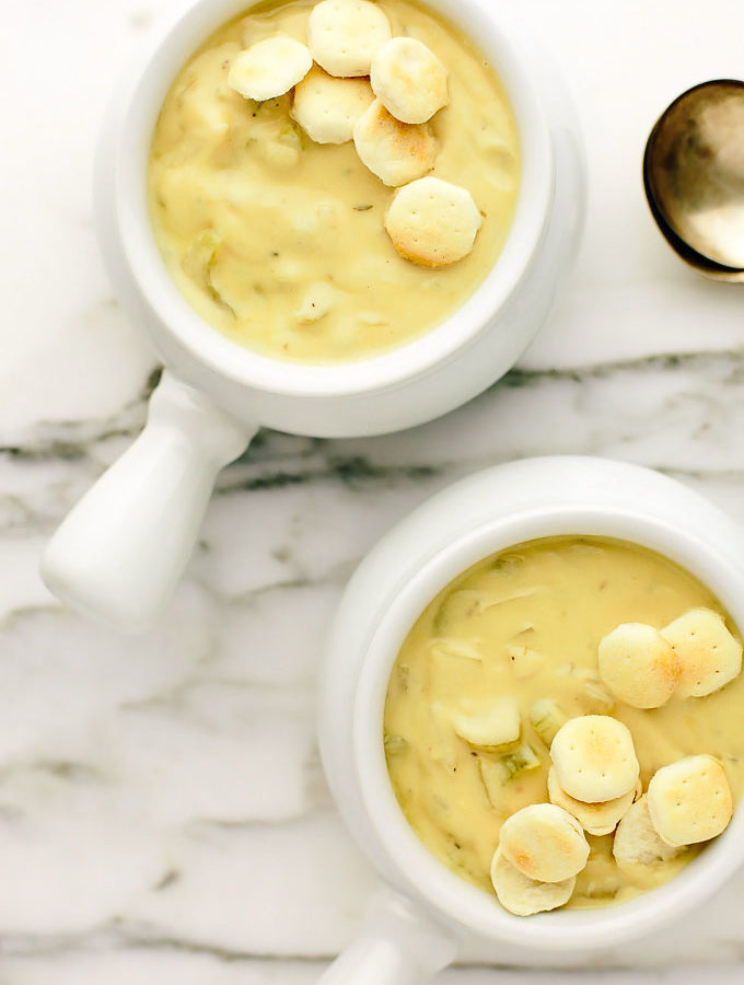 Vegan Cream of Celery Soup