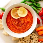 Red Lentil Buffalo Hummus