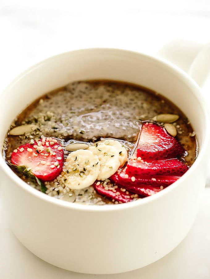 Creamy Strawberry Chia Pudding