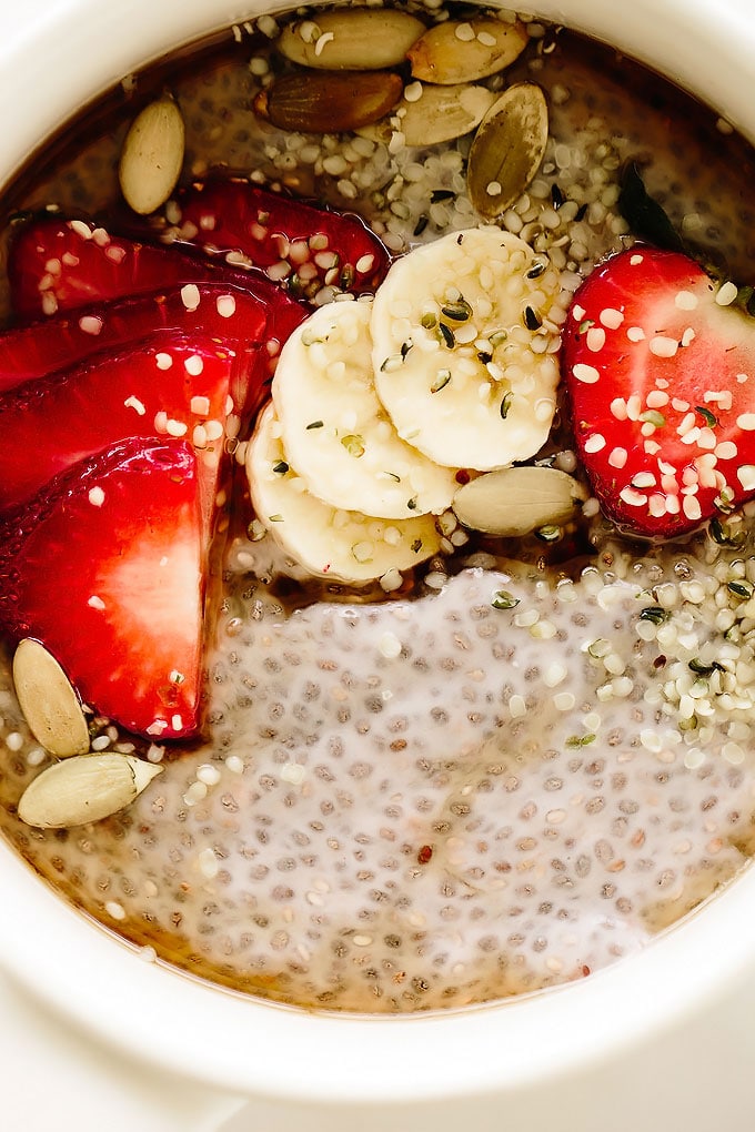 Creamy Strawberry Chia Pudding