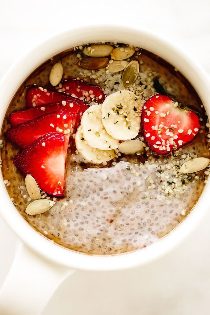 Creamy Strawberry Chia Pudding