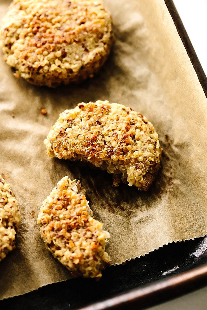 Baked Vegan Quinoa Hash Browns