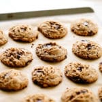 Vegan Tahini Chocolate Chunk Cookies