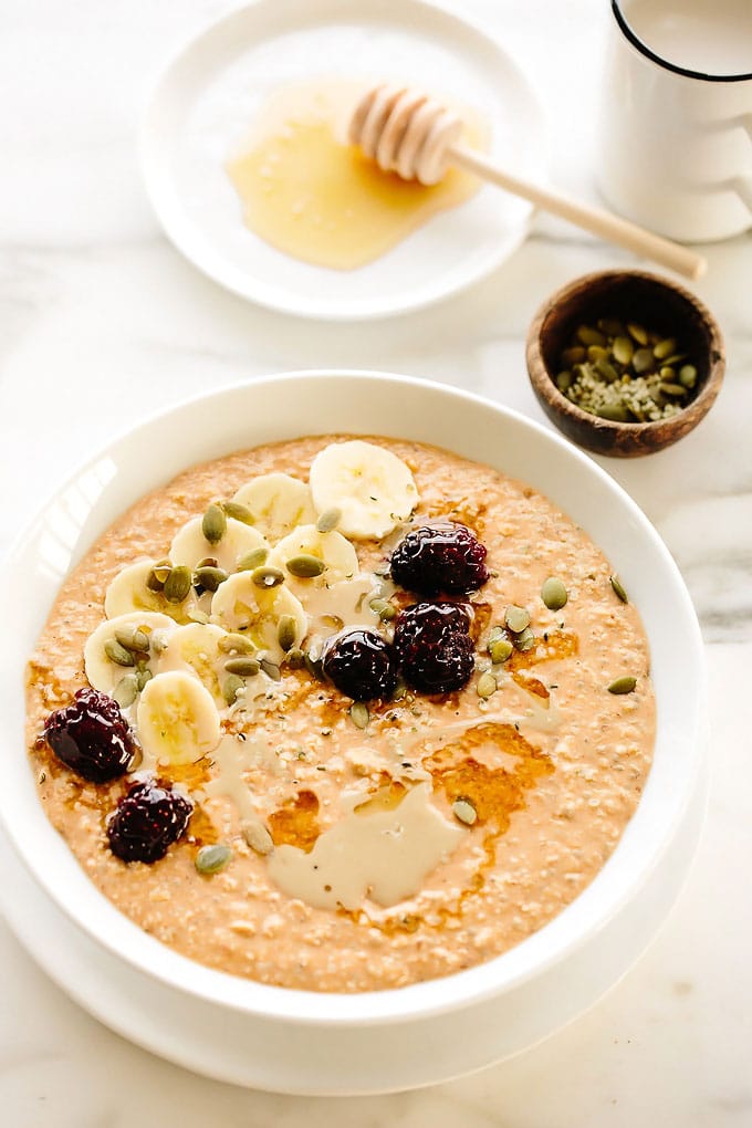 5-Minute Vegan Pumpkin Bircher Muesli