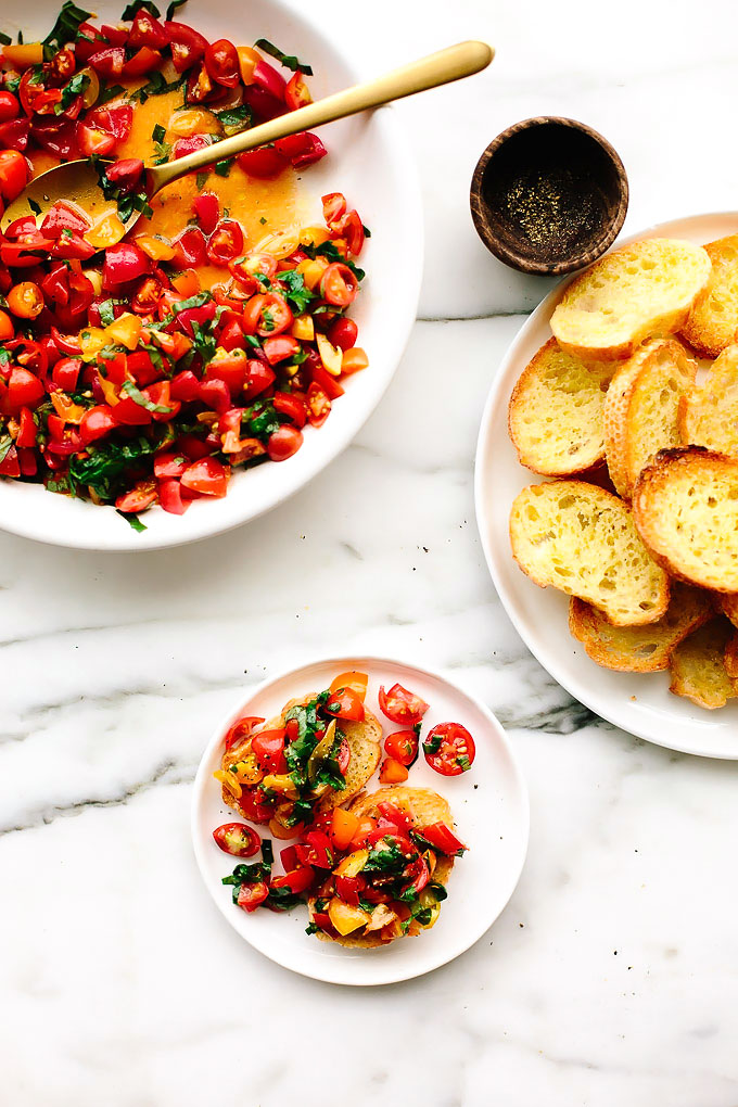 Best Cherry Tomato Bruschetta