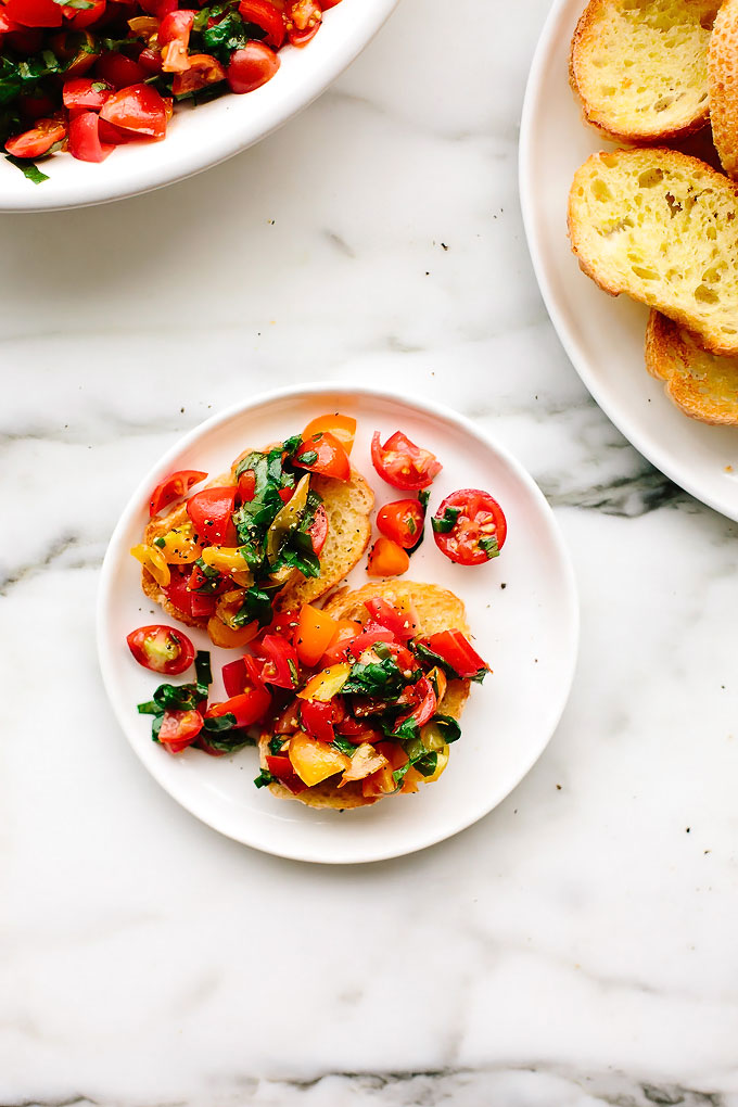 Best Cherry Tomato Bruschetta