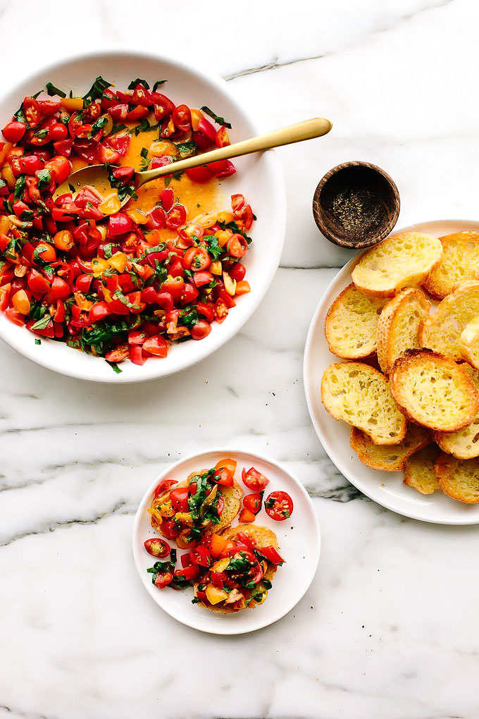 Best Cherry Tomato Bruschetta