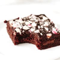 Vegan Mint Chocolate Chunk Brownies