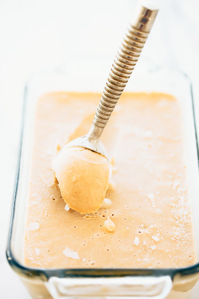 Vegan No-Churn Eggnog Ice Cream