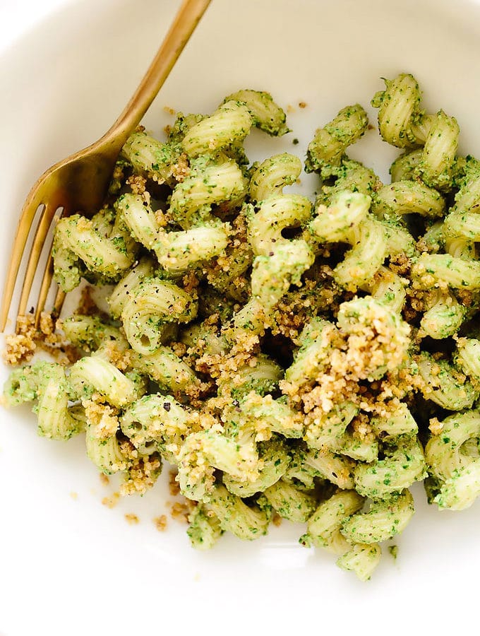 Vegan Walnut Pesto Cavatappi