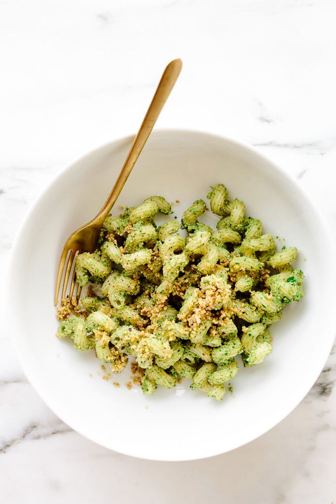 Vegan Walnut Pesto Cavatappi