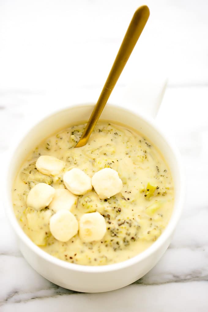 Vegan Cream of Broccoli Soup