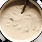 Vegan Creamy Cauliflower Mushroom Soup