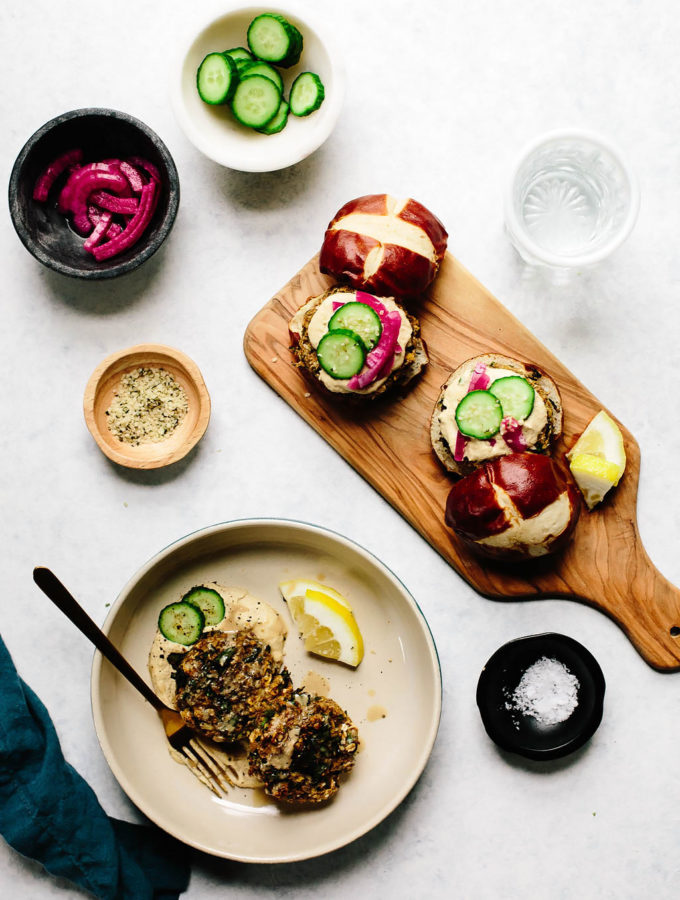 Cauliflower Lentil Cakes