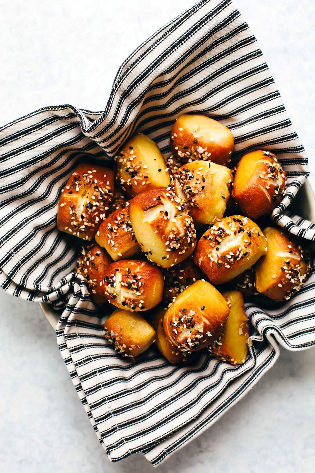 Everything Bagel Soft Pretzel Bites