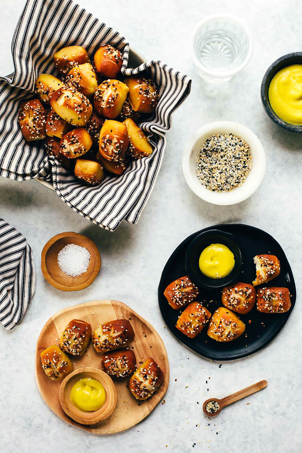 Everything Bagel Soft Pretzel Bites