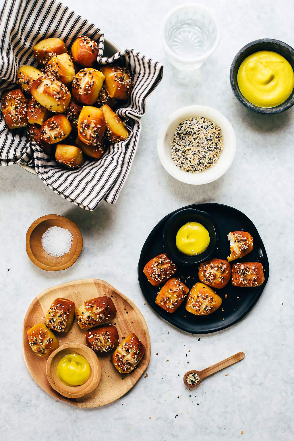 Everything Bagel Soft Pretzel Bites