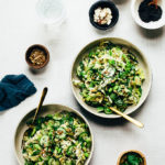 Nutty Green Veggie Crunch Salad