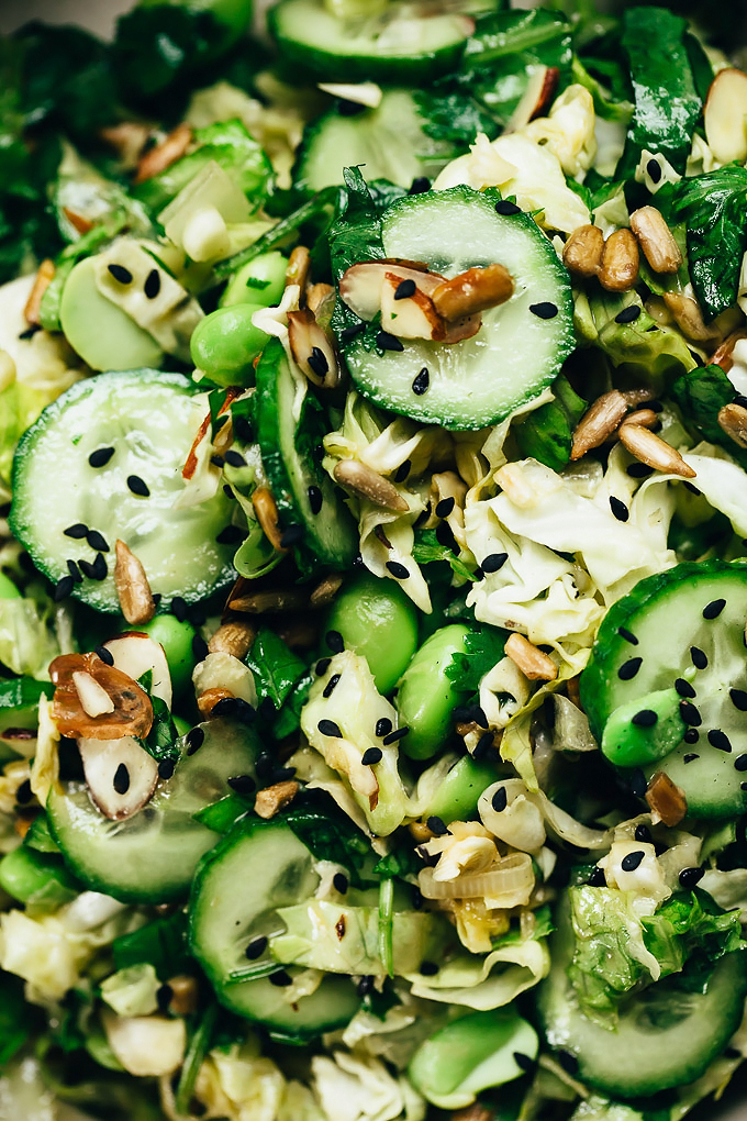 Peanut Crunch Salad in a Jar - A Virtual Vegan