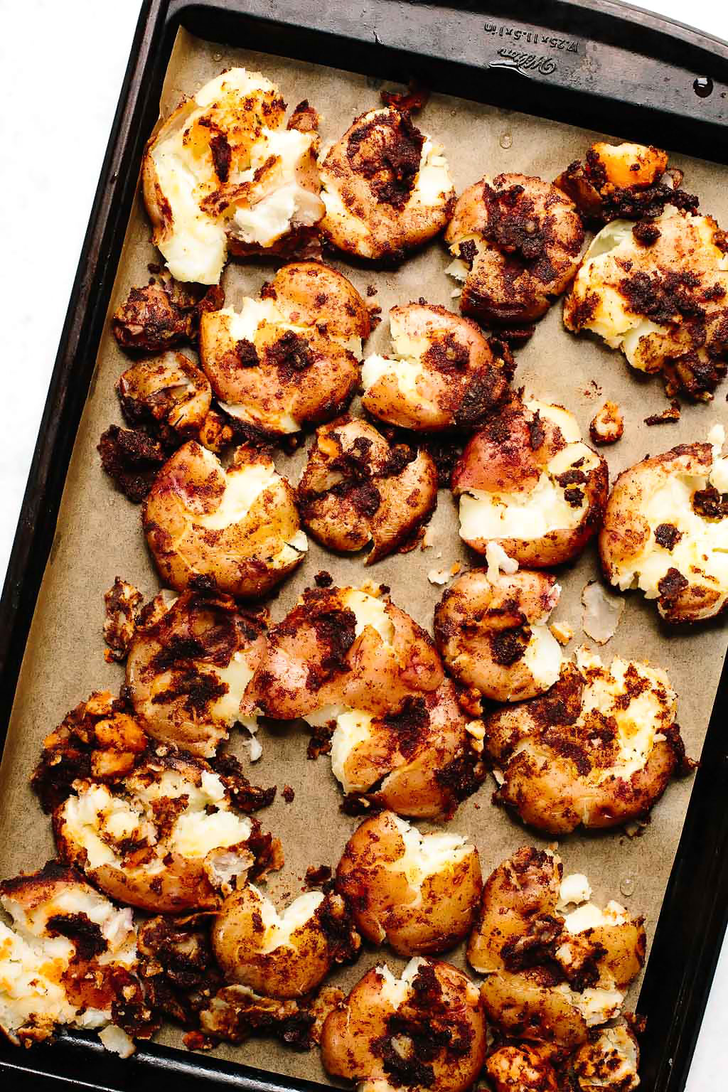 Crispy BBQ Smashed Potatoes