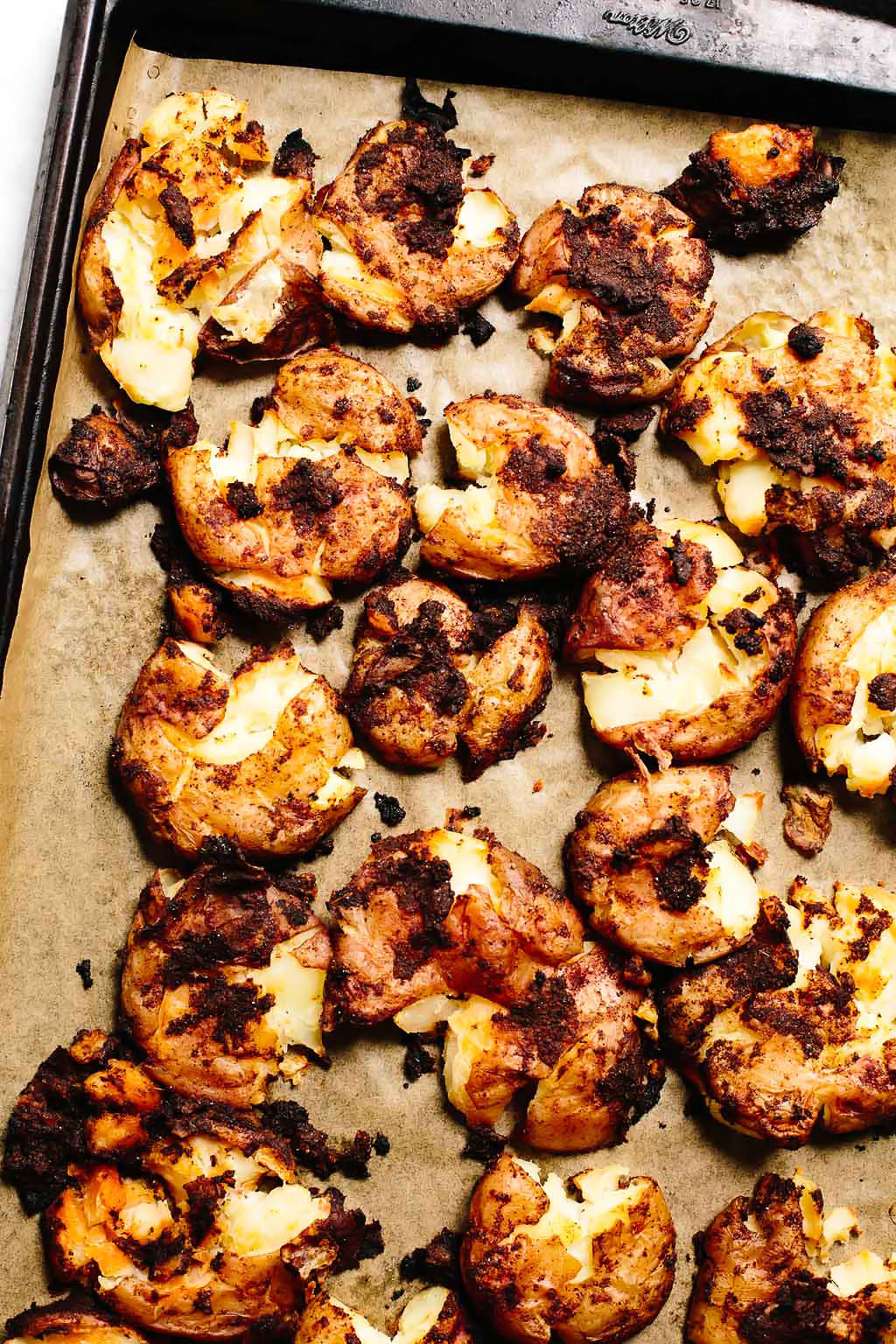 Crispy BBQ Smashed Potatoes