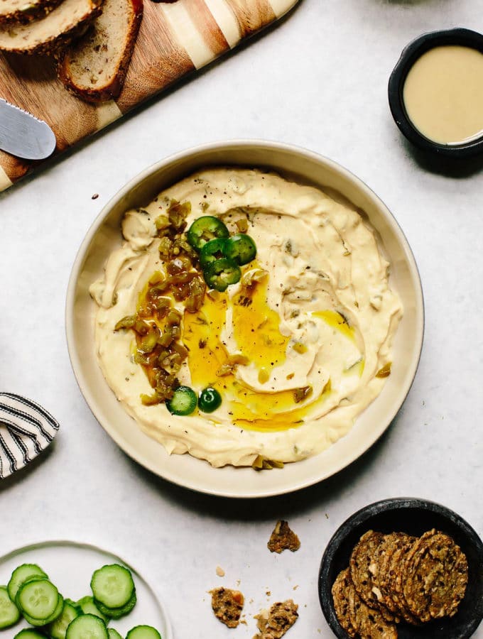 Pickled Jalapeño Hummus