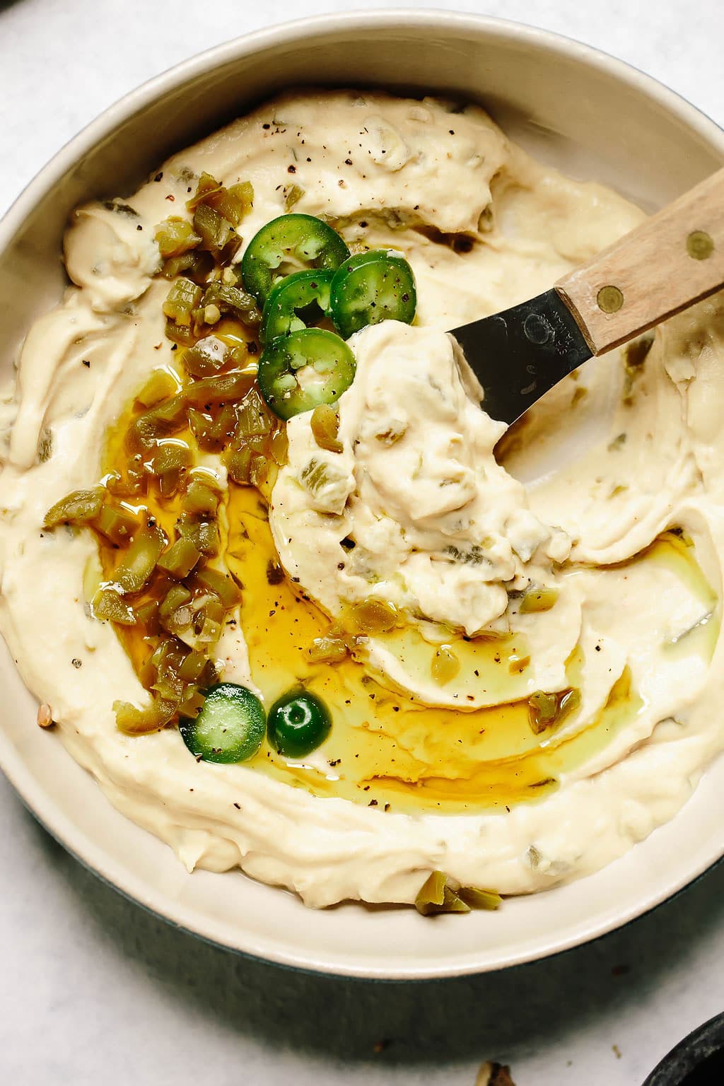 Pickled Jalapeño Hummus