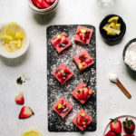 Vegan Strawberry Lemonade Bars