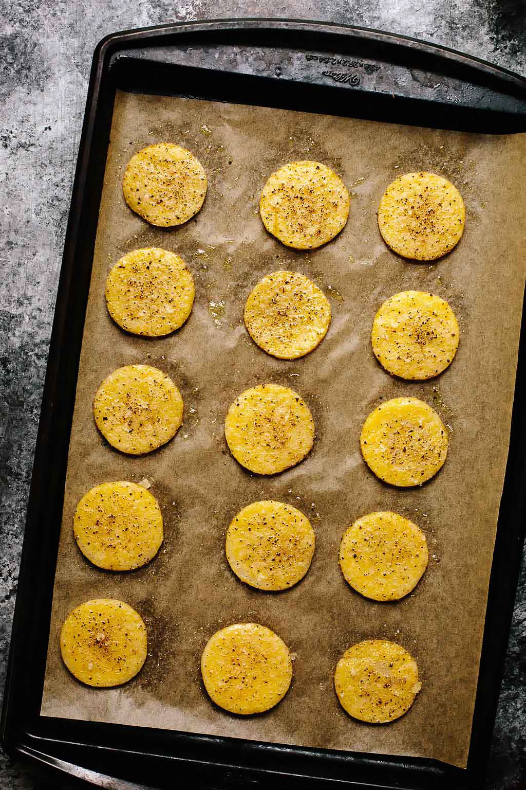 Vegan Polenta Pizza Bites