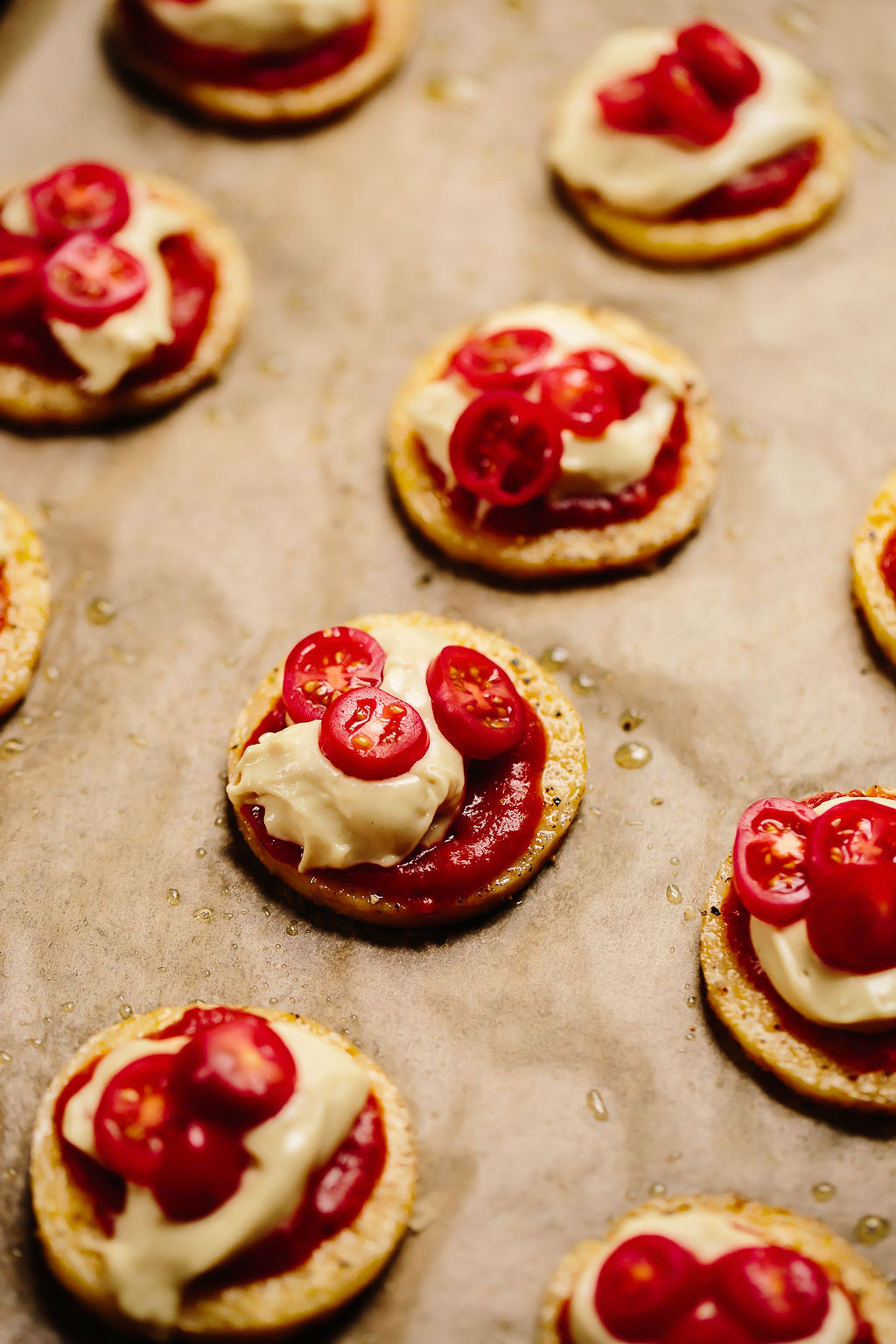 Vegan Polenta Pizza Bites