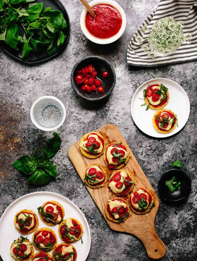 Vegan Polenta Pizza Bites