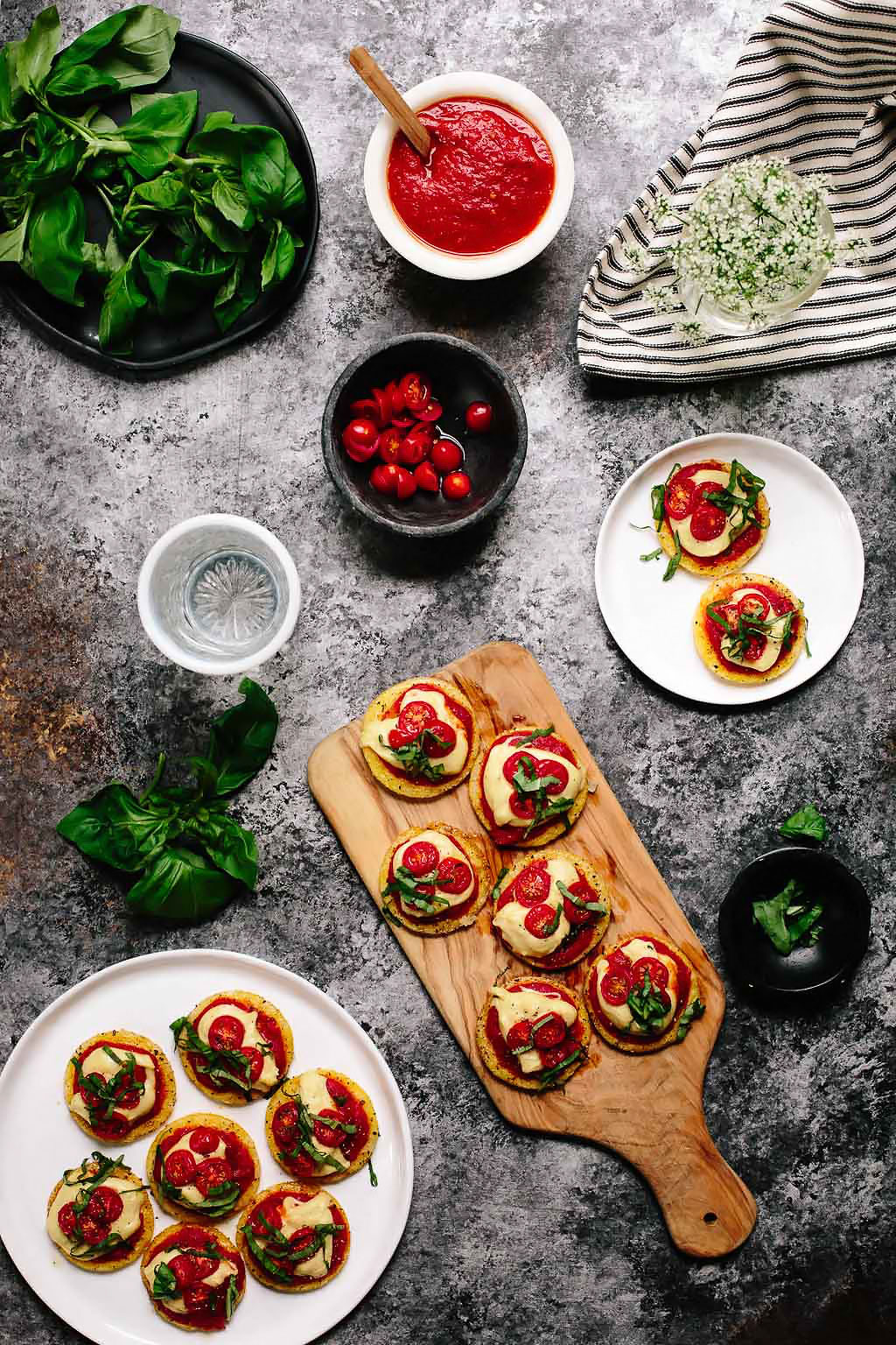 Vegan Polenta Pizza Bites